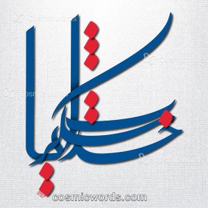 تایپوگرافی سپاسگزاری شماره ۲ : خدایا شکرت